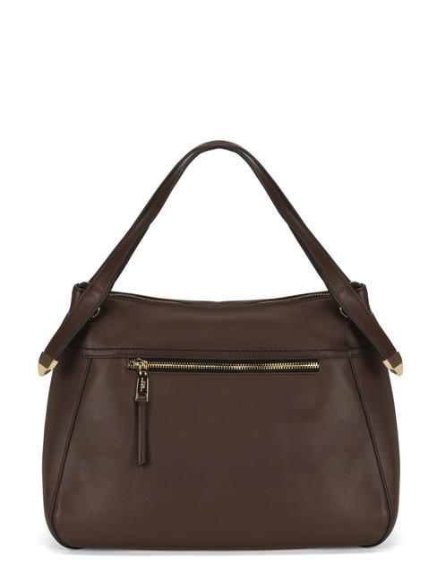 POLLICINO Sacca con tracolla in pelle MARRONE - Borse Donna