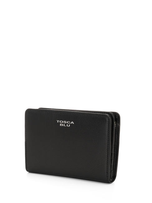 BASIC Portafoglio medio in pelle Nero - Portafogli Donna