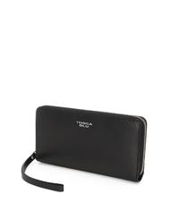 TOSCA BLU BASIC Portafoglio zip around grande in pelle Nero - Portafogli Donna - 3
