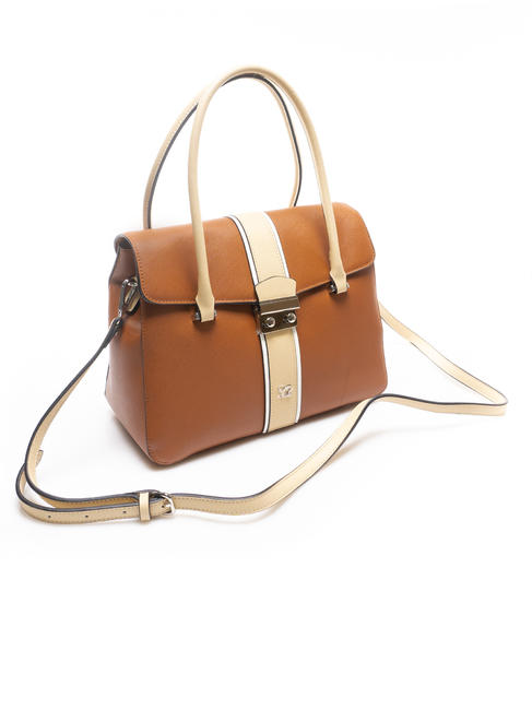 GRACE Handbag, with shoulder strap tan - Borse Donna
