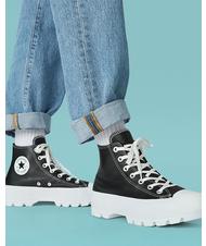 CONVERSE CHUCK TAYLOR ALL STAR LUGGED HIGH Stivaletti in pelle blwhwhi - Scarpe Unisex - 5