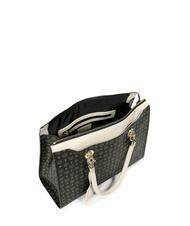 POLLINI HERITAGE CLASSIC Borsa a mano con tracolla nero/avorio - Borse Donna - 4