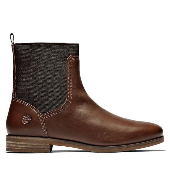 SOMERS FALLS Stivaletti Chelsea nocciola - Scarpe Donna