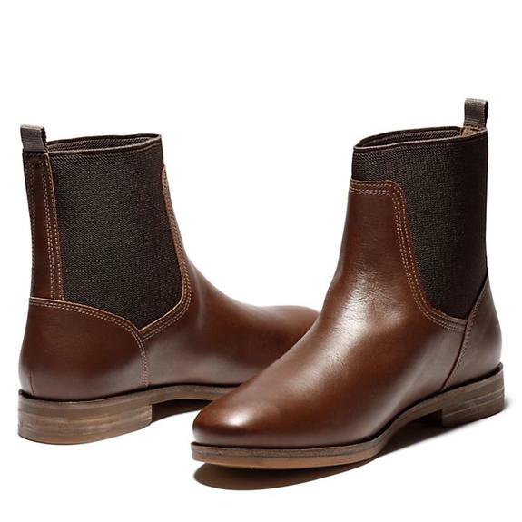 SOMERS FALLS Stivaletti Chelsea nocciola - Scarpe Donna
