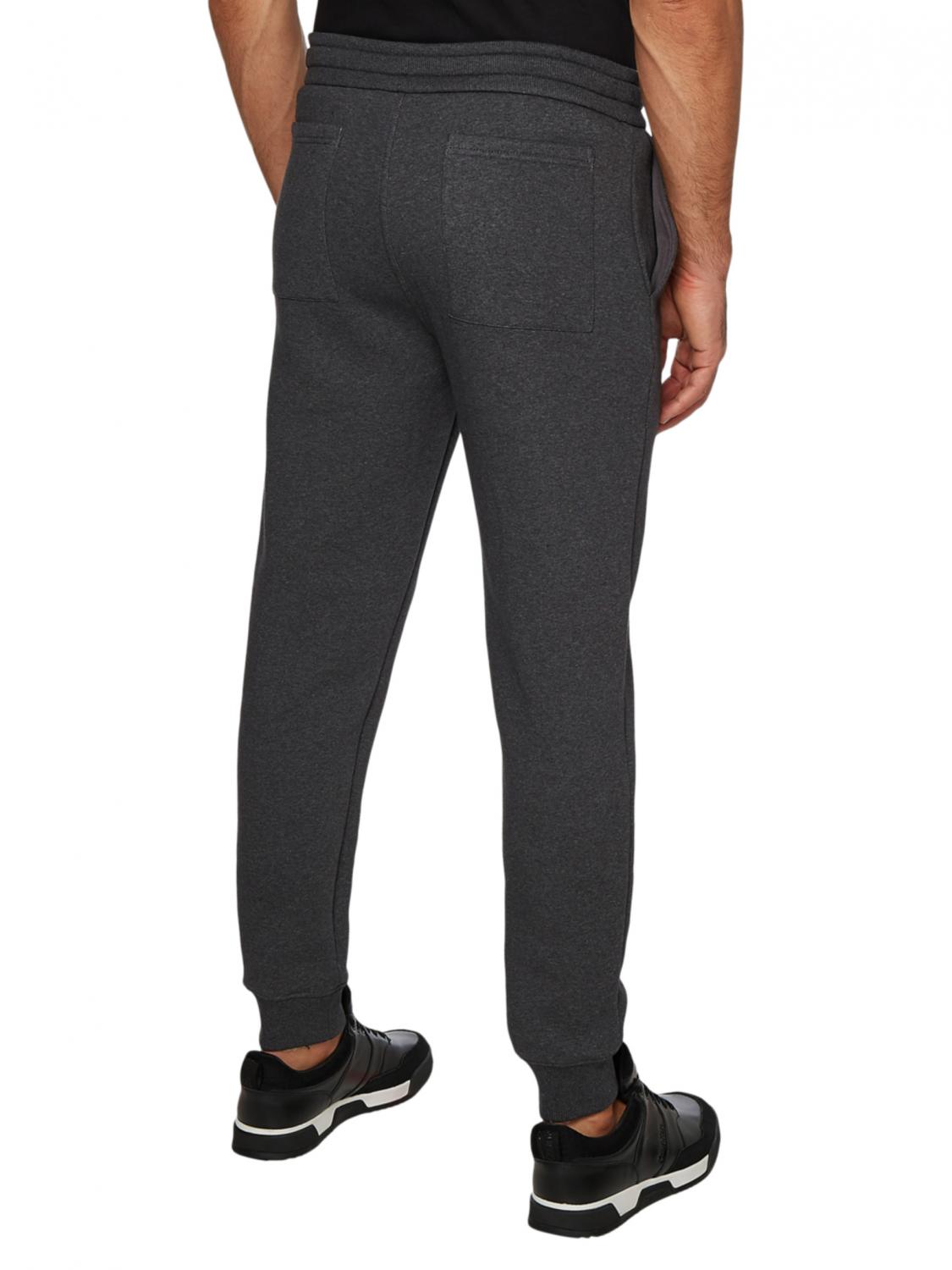 Calvin Klein Pantalone Tuta Oversize In Cotone Biologico Darkgreyheather -  Acquista A Prezzi Outlet!