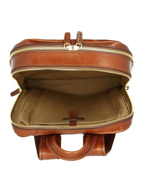 VESPUCCI Zaino porta pc in pelle MARRONE - Zaini da lavoro porta PC