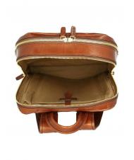 THE BRIDGE VESPUCCI Zaino porta pc in pelle MARRONE - Zaini da lavoro porta PC - 4