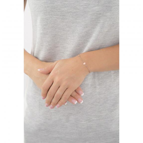 PREGA E AMA Bracciale in argento rose rose - Bracciali Donna