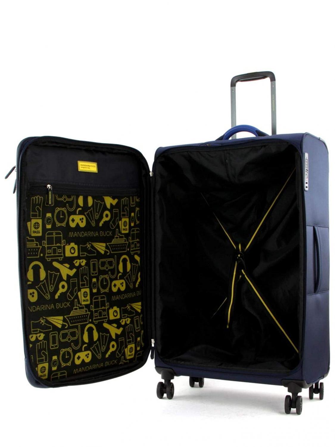 Mandarina Duck Bilbao Trolley Grande Dressblue - Acquista A Prezzi Outlet!