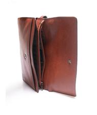 PIQUADRO CAMPIONARIO - BLACK SQUARE Pochette con polsierina, in pelle CUOIO - Porta tablet & Organizer - 3