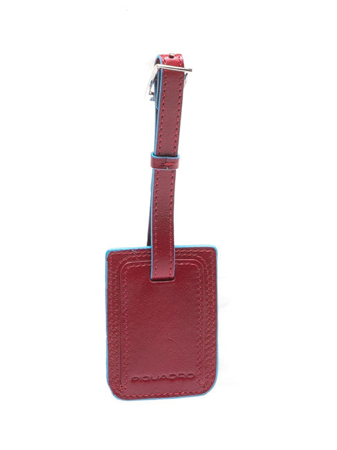 CAMPIONARIO - BLUE SQUARE Targhetta porta indirizzo ROSSO - Accessori Viaggio
