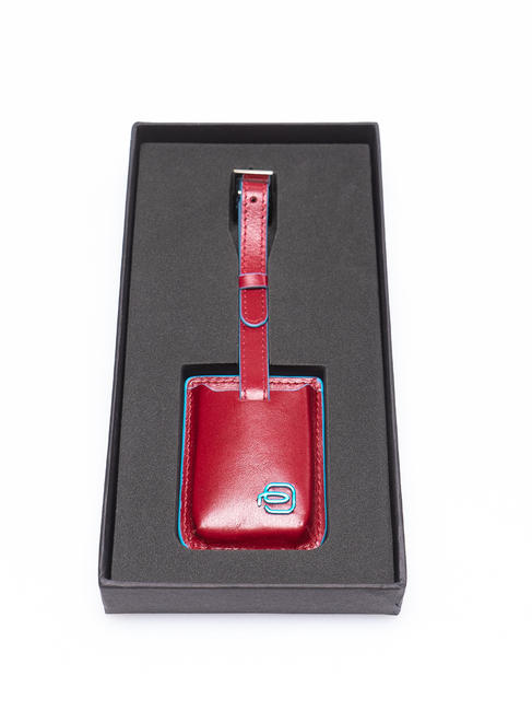 CAMPIONARIO - BLUE SQUARE Targhetta porta indirizzo ROSSO - Accessori Viaggio