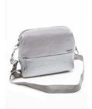 Mandarina Duck Athena Borsa Tracolla In Pelle Silver - Acquista A Prezzi  Outlet!