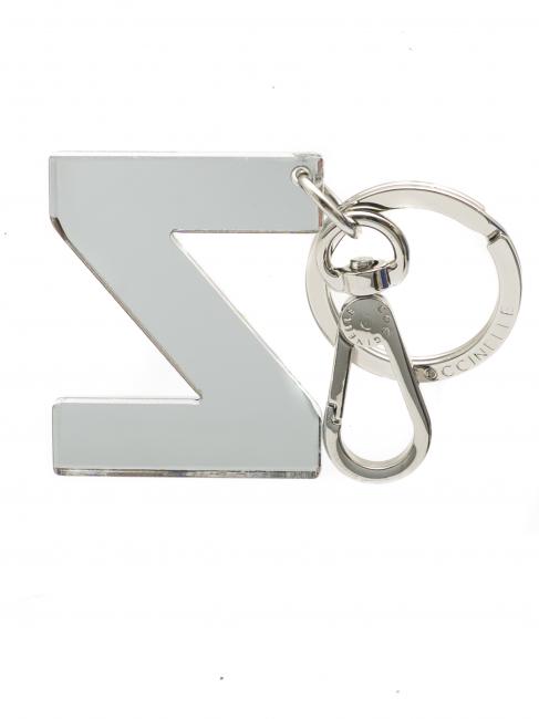 LETTERA Z Portachiavi in plexiglass e metallo SILVER - Portachiavi