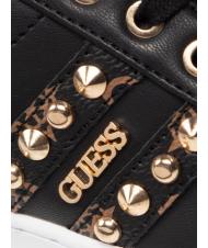 GUESS rassta sneaker 2cm Sneakers Woman BLACK BROWN - Scarpe Donna - 4