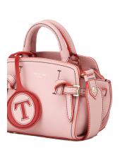 TRUSSARDI GITA Bicolor Micro bag a mano con tracolla pink candy/red - Borse Donna - 3