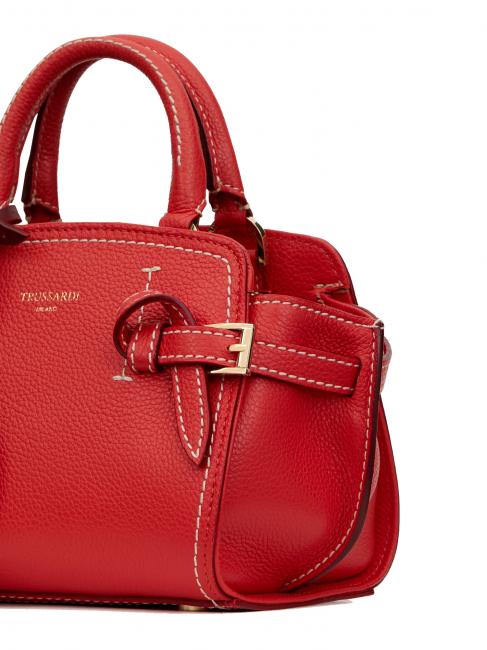 GITA Bicolor Micro bag a mano con tracolla coral/bordeaux - Borse Donna