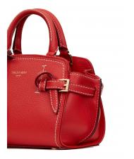 TRUSSARDI GITA Bicolor Micro bag a mano con tracolla coral/bordeaux - Borse Donna - 3