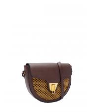 COCCINELLE BEAT Paglia Mini Bag a tracolla chocolate/caramel - Borse Donna - 2