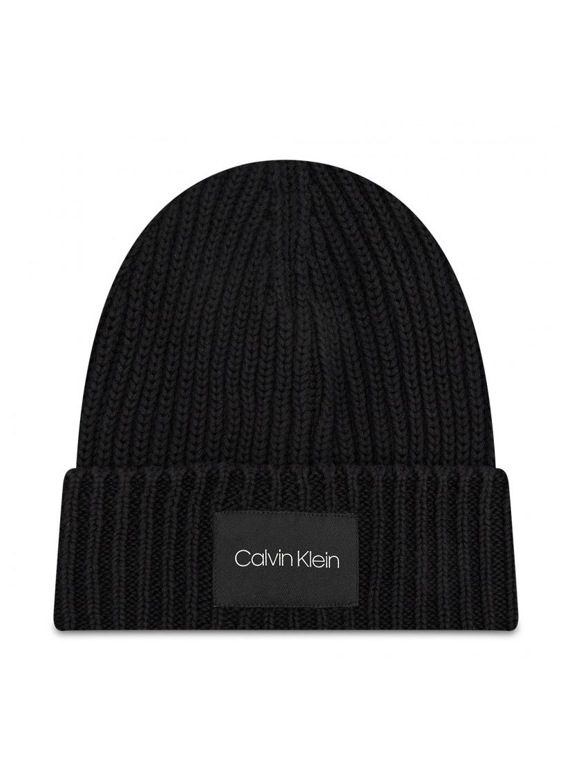 Calvin Klein Contrast Edge Cappello E Sciarpa In Misto Cotone Ckblack -  Acquista A Prezzi Outlet!