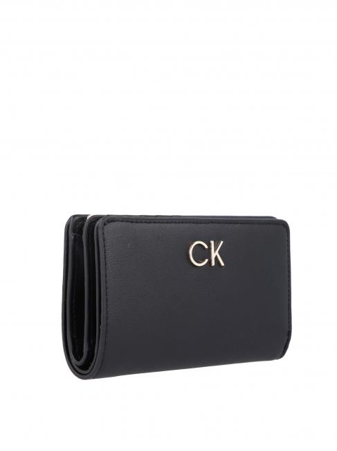 RE-LOCK FRENCH Portafoglio medio ckblack - Portafogli Donna
