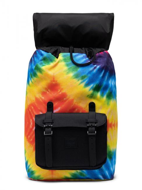 LITTLE AMERICA Zaino Mid Volume porta PC 13" rainbow tie dye - Zaini Scuola & Tempo Libero