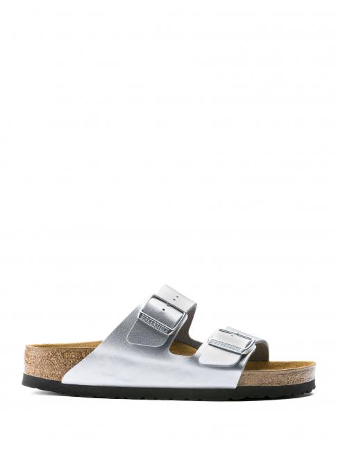 ARIZONA BIRKO-FLOR Sandalo ciabatta silver - Scarpe Donna