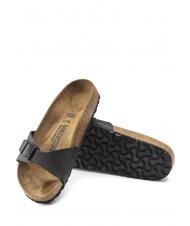 BIRKENSTOCK MADRID BIRKO FLOR Sandalo ciabatta black - Scarpe Unisex - 5