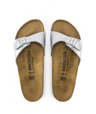 BIRKENSTOCK MADRID BIRKO FLOR Sandalo ciabatta silver - Scarpe Donna - 4