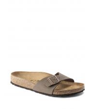 BIRKENSTOCK MADRID BIRKIBUC Sandalo ciabatta mocca - Scarpe Unisex - 3