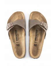 BIRKENSTOCK MADRID BIRKIBUC Sandalo ciabatta mocca - Scarpe Unisex - 4