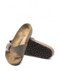 BIRKENSTOCK MADRID BIRKIBUC Sandalo ciabatta mocca - Scarpe Unisex - 5