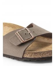 BIRKENSTOCK MADRID BIRKIBUC Sandalo ciabatta mocca - Scarpe Unisex - 6