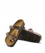 BIRKENSTOCK MAYARI Sandalo infradito nabuk mocca - Scarpe Unisex - 5