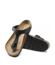 BIRKENSTOCK GIZEH BIRKO-FLOR Sandalo infradito black - Scarpe Unisex - 5