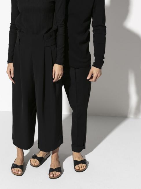 MADRID BIRKO FLOR Sandalo ciabatta black - Scarpe Unisex