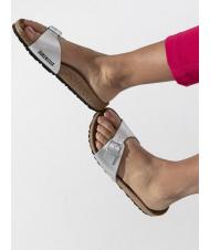 BIRKENSTOCK MADRID BIRKO FLOR Sandalo ciabatta silver - Scarpe Donna - 7