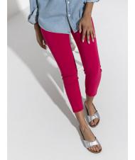 BIRKENSTOCK MADRID BIRKO FLOR Sandalo ciabatta silver - Scarpe Donna - 8