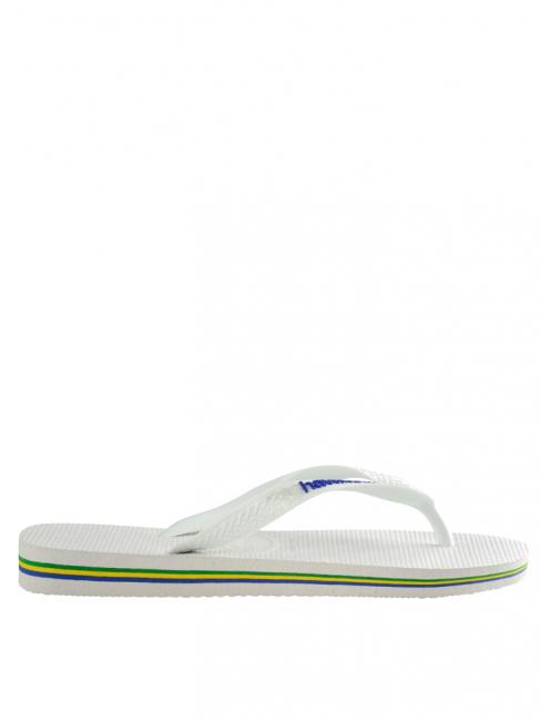 BRASIL LOGO Infradito  white - Scarpe Unisex