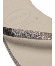 HAVAIANAS SLIM SPARKLE II Infradito SAND/GREY - Scarpe Donna - 5