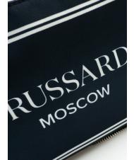 TRUSSARDI CITY POCKET Pochette a mano moscow blue - Borse Donna - 3