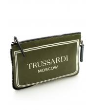 TRUSSARDI CITY POCKET Pochette a mano moscow green - Borse Donna - 2