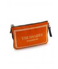 TRUSSARDI CITY POCKET Pochette a mano shanghai orange - Borse Donna - 2