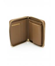 BORBONESE CLASSICA  Portafoglio medio zip around  beige brown - Borsoni - 2