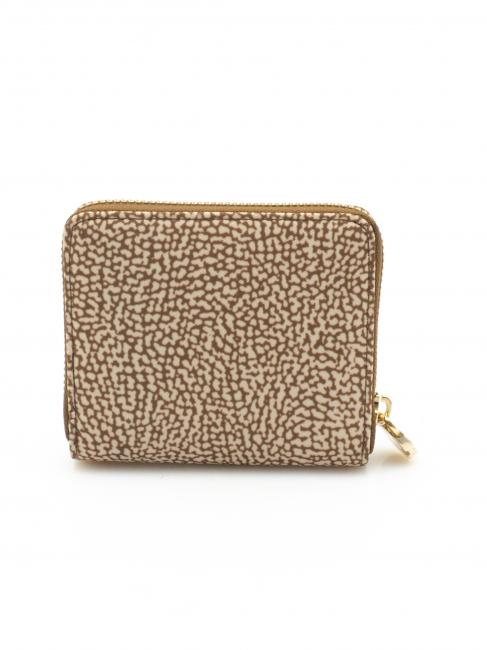 CLASSICA  Portafoglio medio zip around  beige brown - Borsoni
