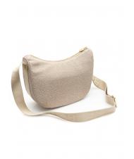 BORBONESE LUNA BAG SMALL ECO LINE Sacca con tracolla sabbia - Borse Donna - 2