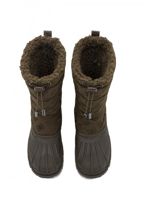 AMORO Stivaletti dopo sci olive - Scarpe Donna