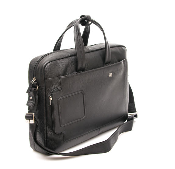 VIBE Cartella porta laptop in pelle Nero - Cartelle Lavoro