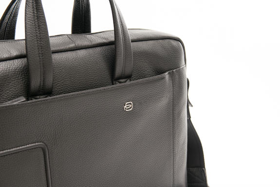 VIBE Cartella porta laptop in pelle Nero - Cartelle Lavoro