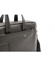 PIQUADRO VIBE Cartella porta laptop in pelle Nero - Cartelle Lavoro - 3